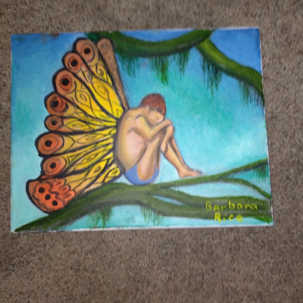 Original oil painting on canvas By Barbara Rice